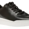 Cole Haan GrandPrø Rally Laser Cut Black Leather Lace-Up Sneaker