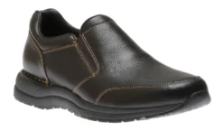 Rockport Edge Hill 2 Black Leather Double Gore Slip-On Casual Dress Shoe