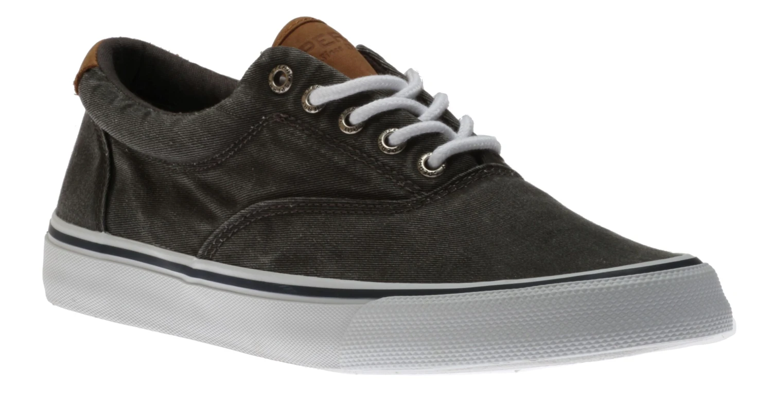 Sperry Striper II CVO Black Canvas Lace-Up Sneaker - Image 3