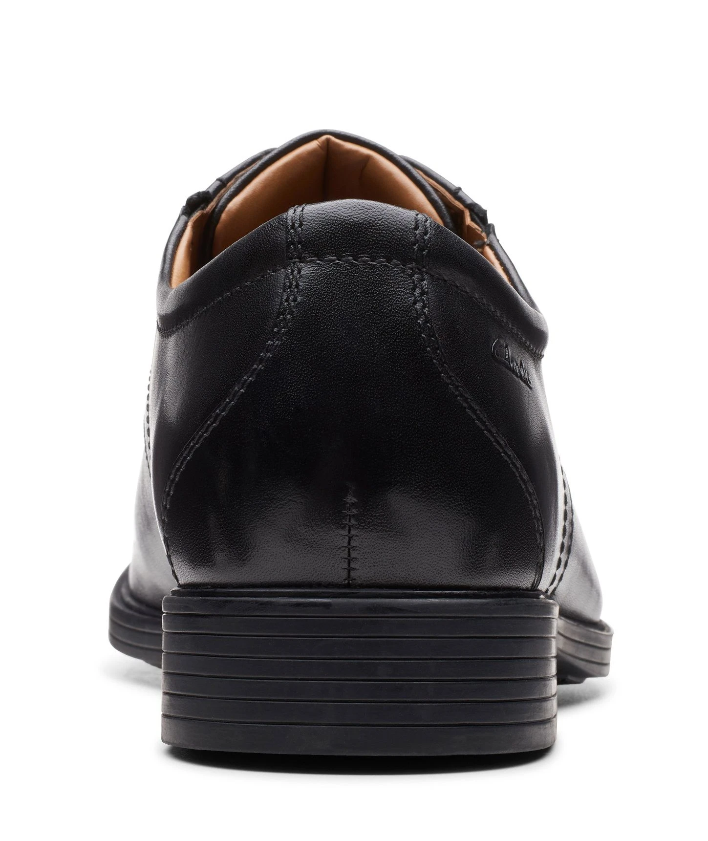 Clarks Whiddon Cap Toe Black Leather Oxford Dress Shoe - Image 2
