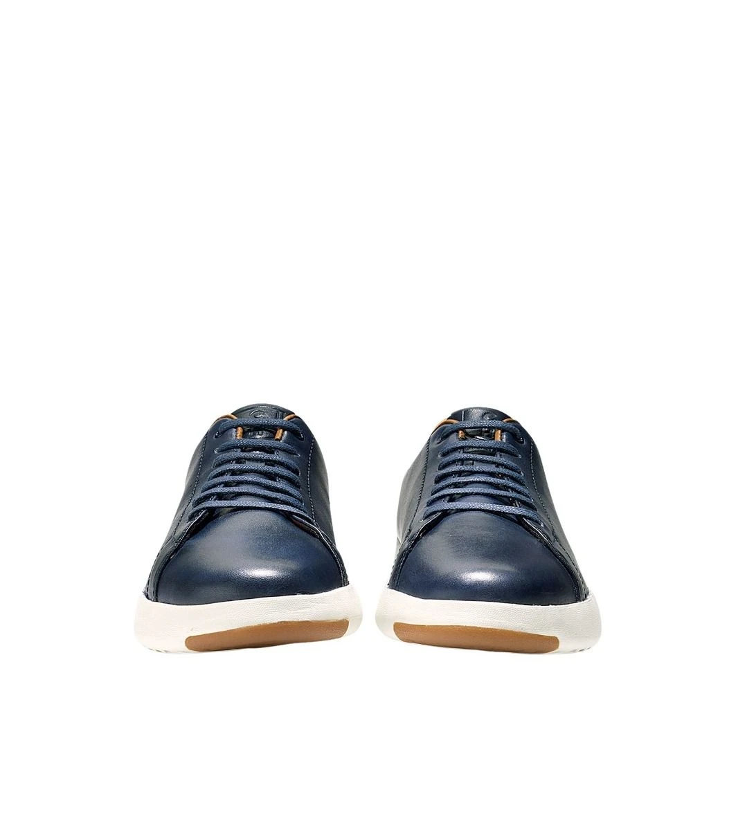 Cole Haan GrandPrø Blue Leather Lace-Up Tennis Sneaker - Image 3