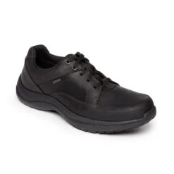 Stephen Black Leather Waterproof Shoe