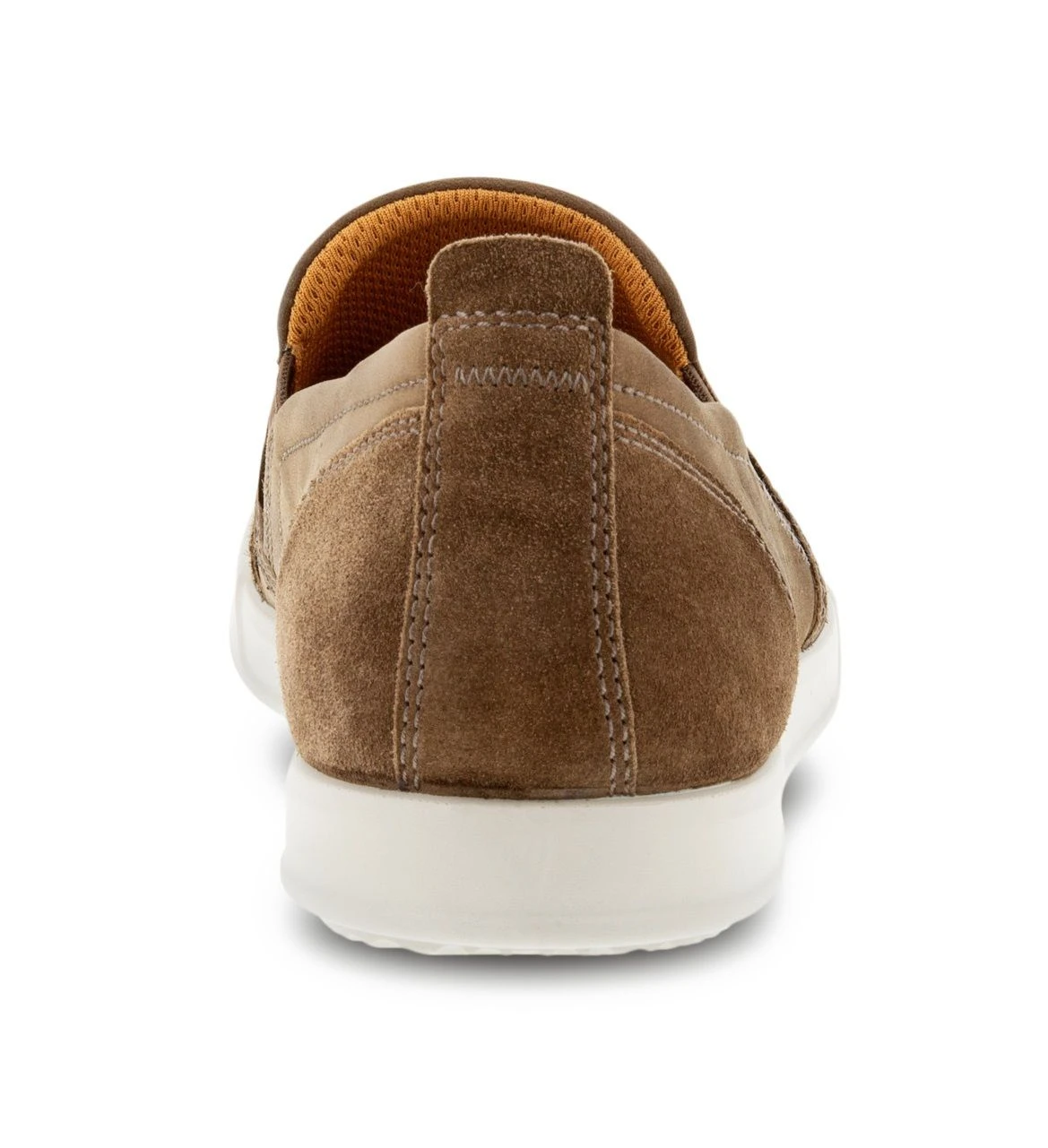ECCO Collin 2.0 Birch Brown Nubuck Leather Slip-On Sneaker - Image 3