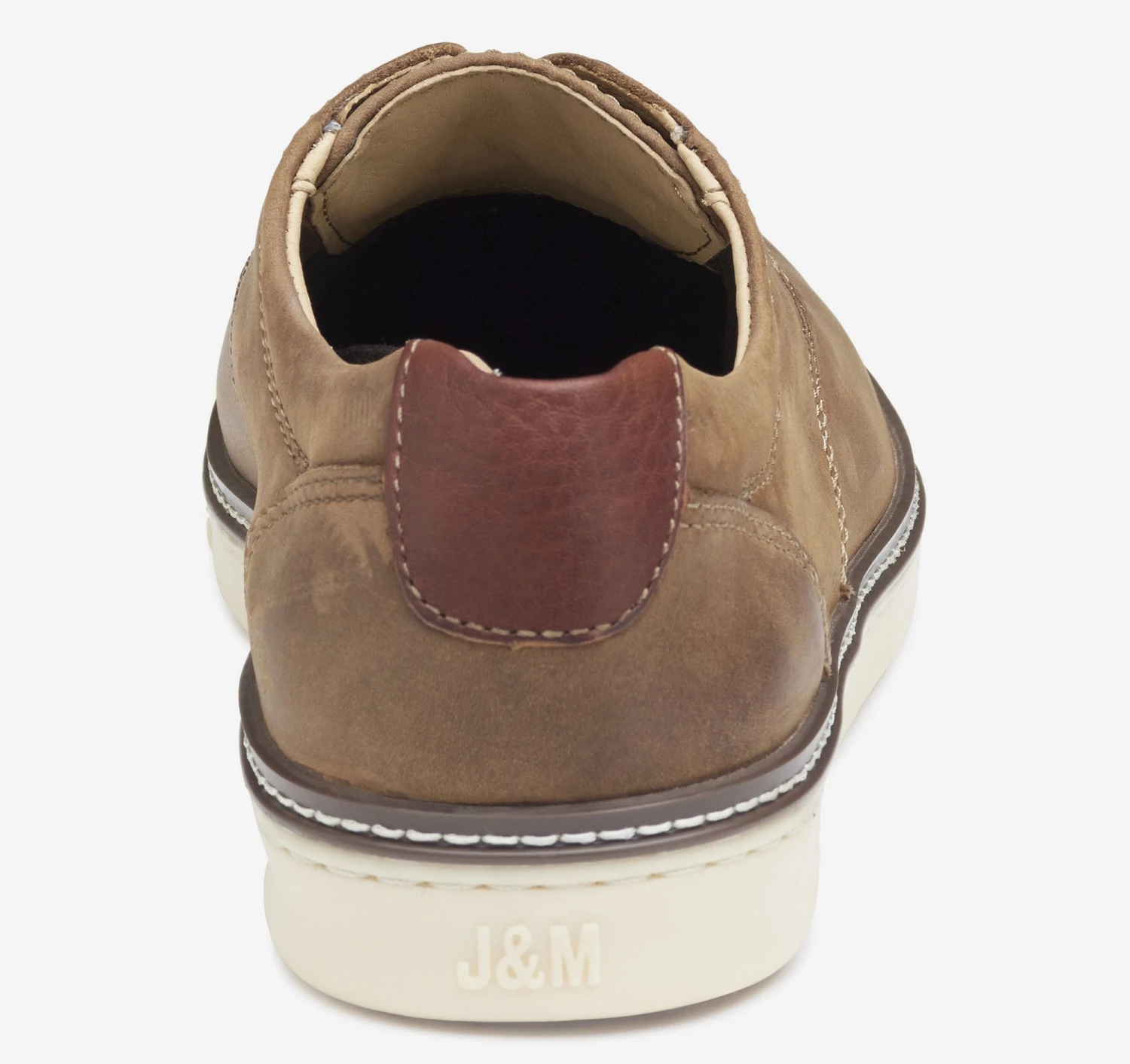 McGuffey Plain Toe Brown Leather Derby Sneaker - Image 2