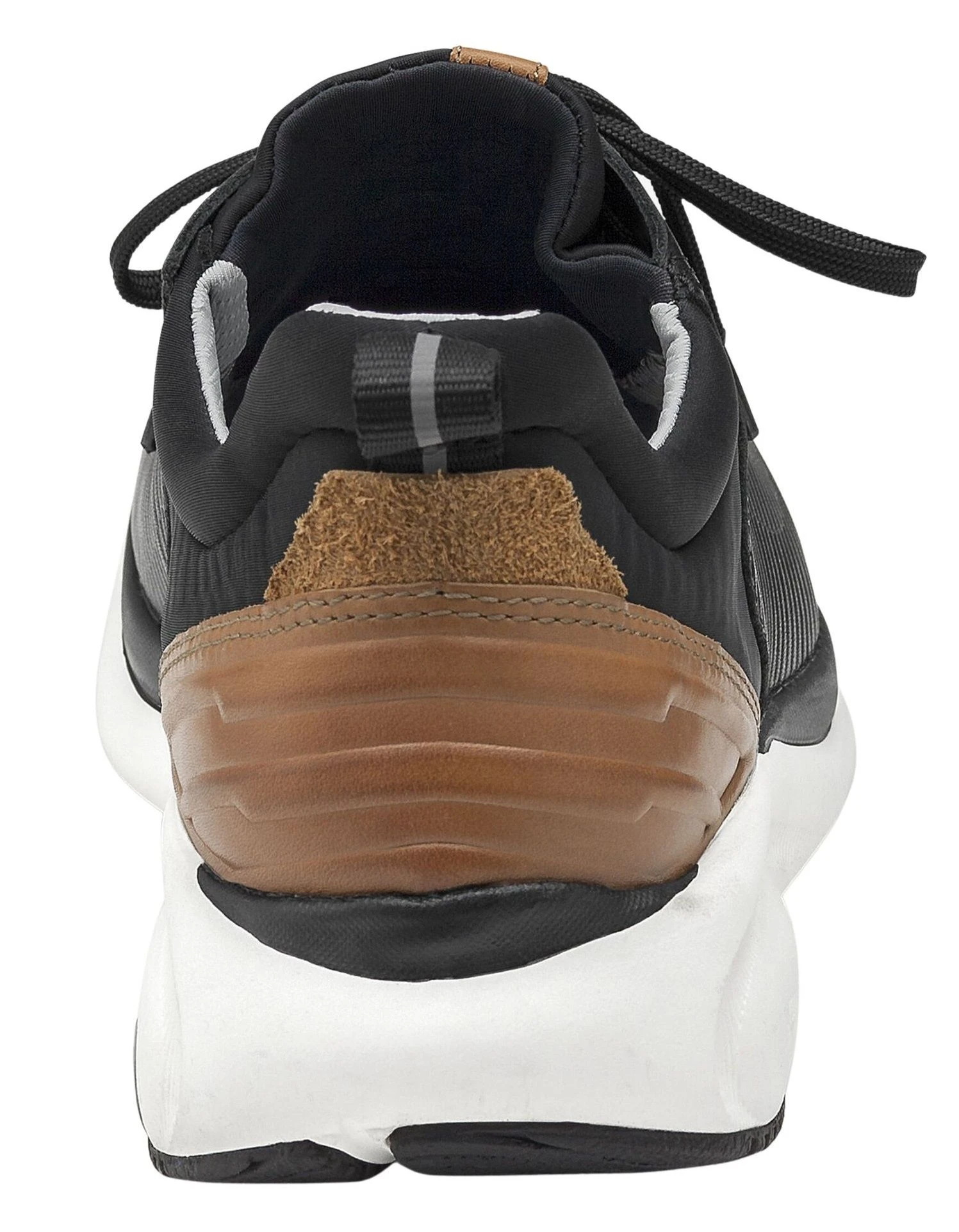 XC4 TR1-Luxe Hybrid Black Leather Lace-Up Sneaker - Image 2