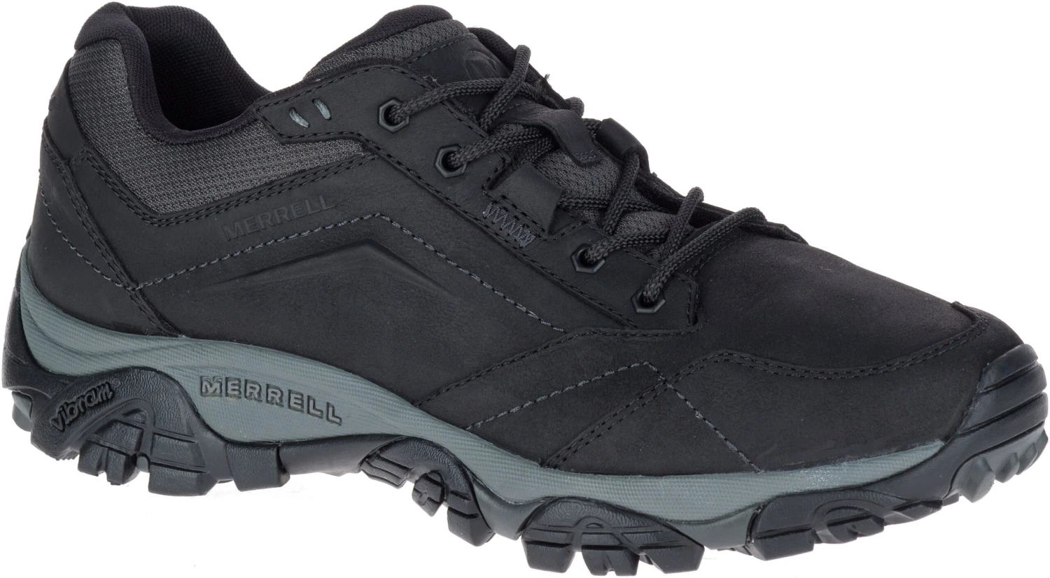 Merrell Moab Adventure Lace-up Black Wide Width Hiking Shoe