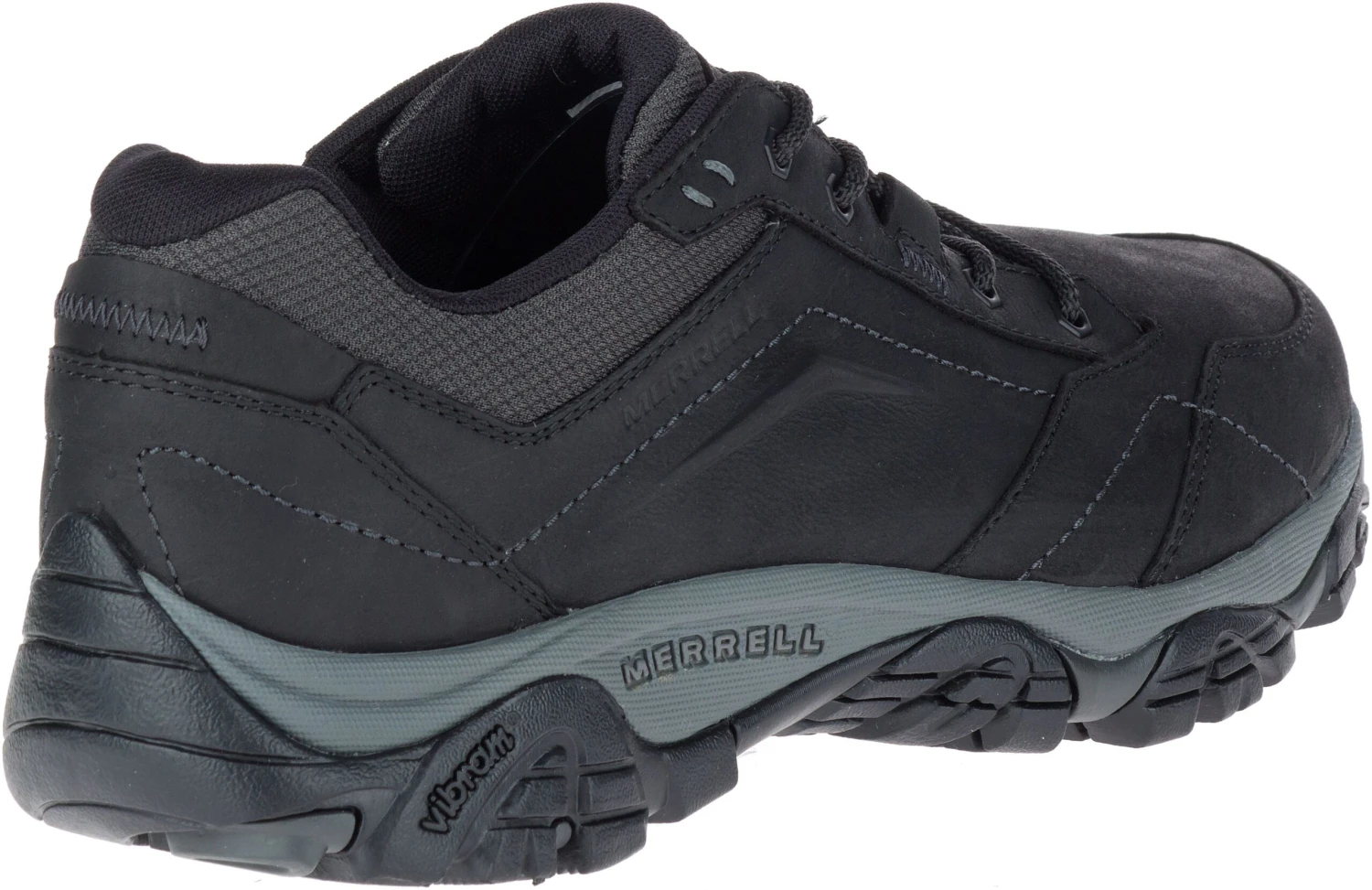 Merrell Moab Adventure Lace-up Black Wide Width Hiking Shoe - Image 6