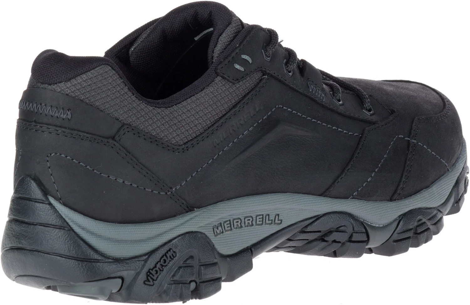 Merrell Moab Adventure Lace-up Black Wide Width Hiking Shoe - Image 4