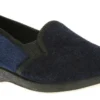 Regal Navy Slip-On Slipper