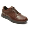 Rockport Edge Hill Brown Leather Lace-Up Walking Shoe