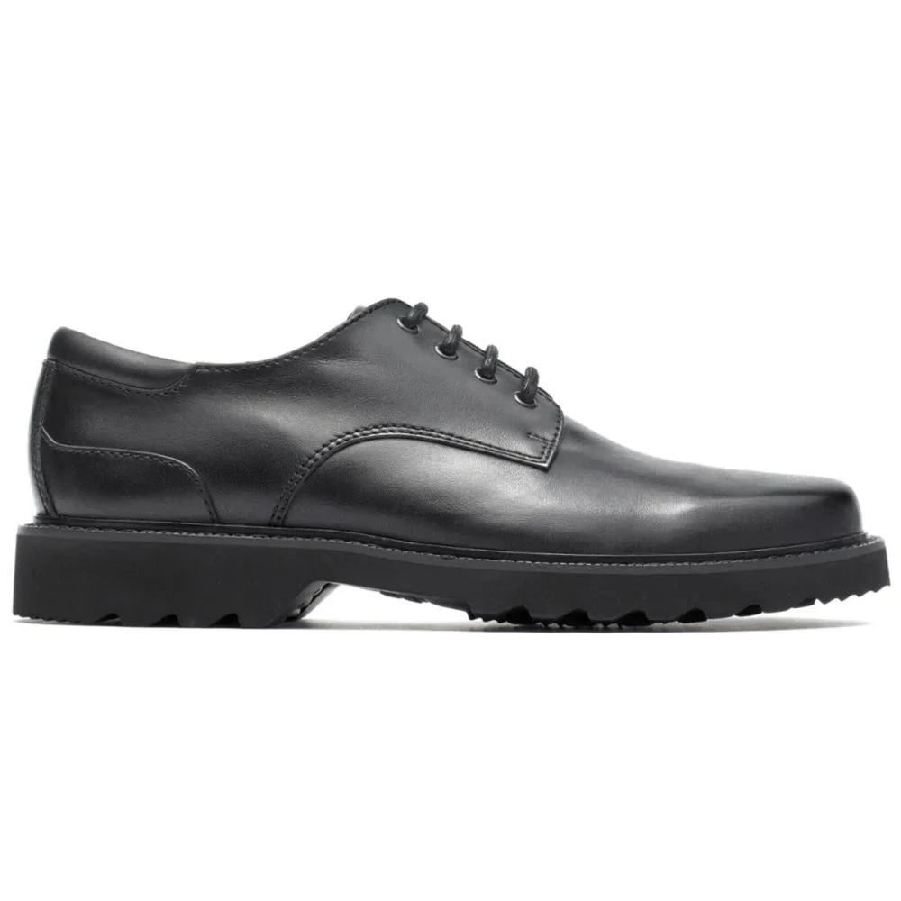Rockport Northfield Black Leather Lace-Up Dress Shoe - Image 3