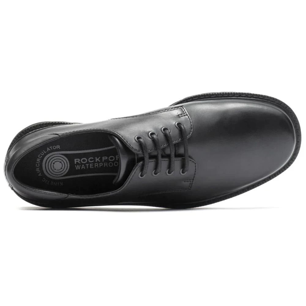 Rockport Northfield Black Leather Lace-Up Dress Shoe - Image 4