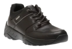Rockport XCS Spruce Peak Black Waterproof Leather Lace-Up Walking Shoe