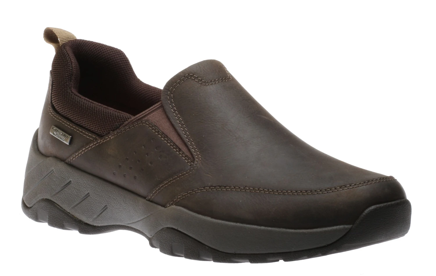 Rockport XCS Spruce Peak Brown Waterproof Leather Slip-On Shoe