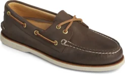 Sperry Men's Gold Cup Authentic Original Brown Leather Two Eye Boat Shoe