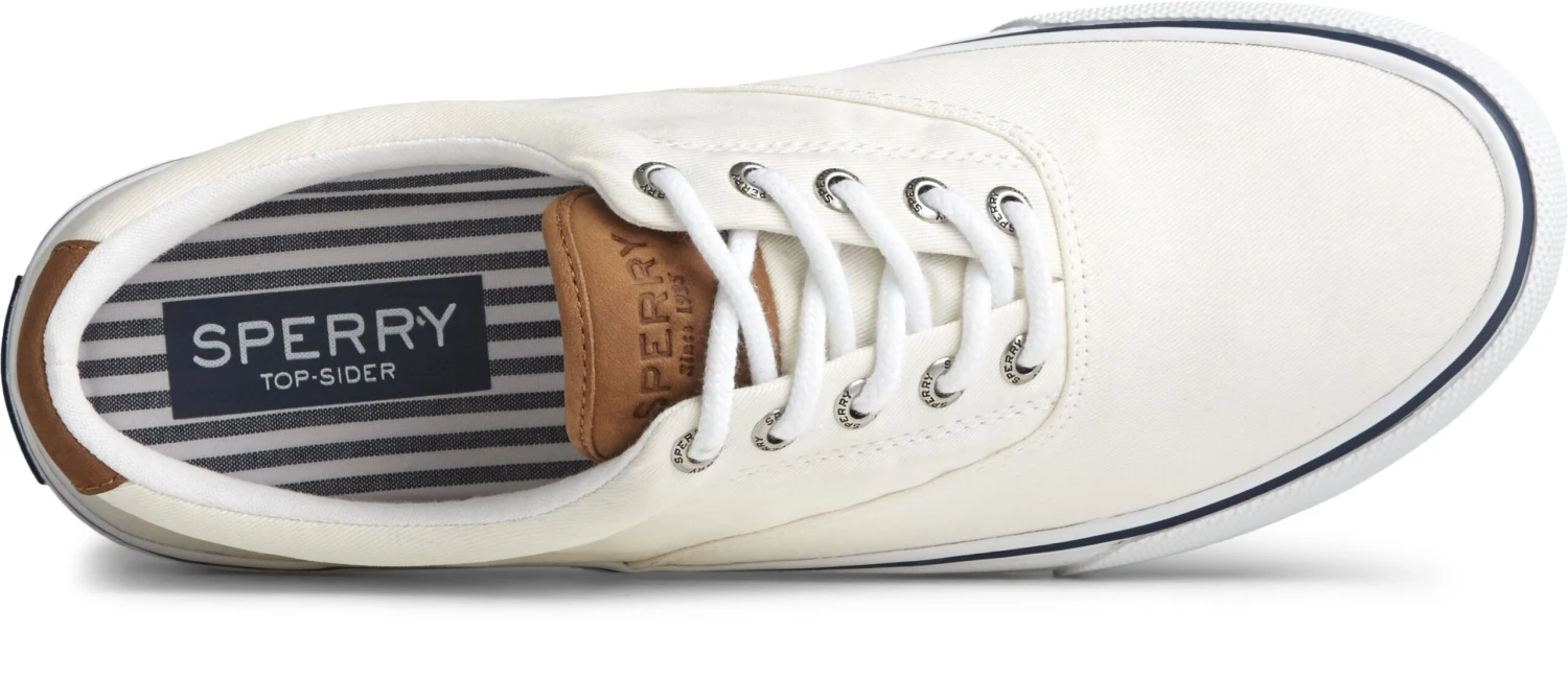 Sperry Striper II CVO White Canvas Lace-Up Sneaker