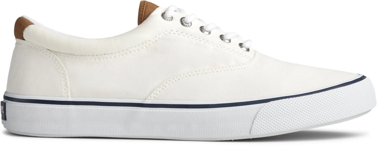 Sperry Striper II CVO White Canvas Lace-Up Sneaker - Image 2